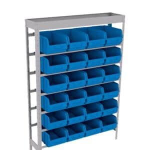 ESTANTE CAIXA BOX 24 GAVETAS Nº 7